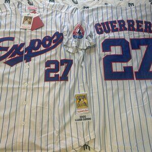 1990s MONTREAL EXPOS VLADIMIR GUERRERO Men's JERSEY M,L,XL,2X by Mitchell & Ness